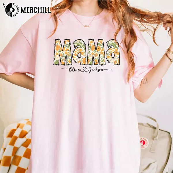 Custom Mama Floral Shirt Gift Ideas for Your Mom