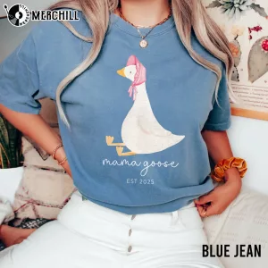 Custom Mama Goose Shirt Best Mothers Day Gift for New Mom 2 1