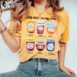 Custom My Kids Are My Jam Shirt Unique Mothers Day Presents 5