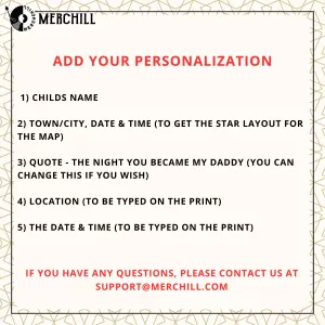 Custom Night Sky Poster Star Map Print for Mothers Day 3