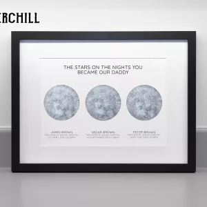 Custom Night Sky Poster Star Map Print for Mothers Day 4