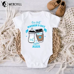 Custom Our First Mothers Day Together Shirt New Mother Gift