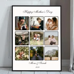 Custom Photo Personalized Gift Happy Mother Day 2025