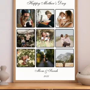 Custom Photo Personalized Gift Happy Mother Day 2025