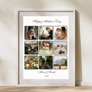 Custom Photo Personalized Gift Happy Mother Day 2025