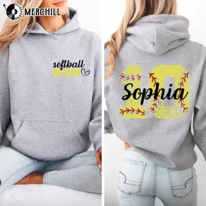 Custom Softball Mom Shirt Mothers Day Gift Ideas for Grandma 2