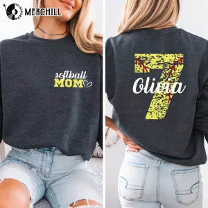 Custom Softball Mom Shirt Mothers Day Gift Ideas for Grandma 5