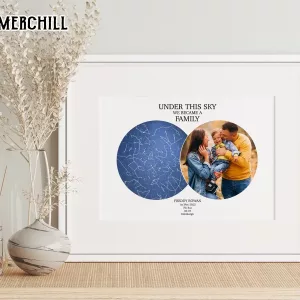 Custom Star Map Day You Were Born Poster Mothers day 2025 4
