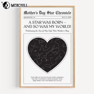 Custom Star Map Mom Poster Unique Mothers Day Gift Ideas 4