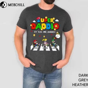 Custom Super Daddio Shirt Personalized Gifts for Dad 2