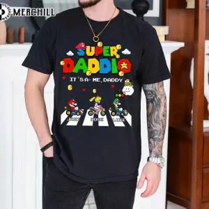 Custom Super Daddio Shirt Personalized Gifts for Dad 4