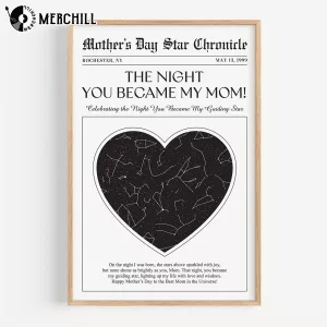 Custom Mom Star Map Poster Unique Mothers Day Home Decor 4