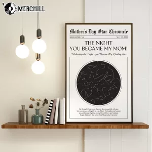 Custom Mom Star Map Poster Unique Mothers Day Home Decor 5