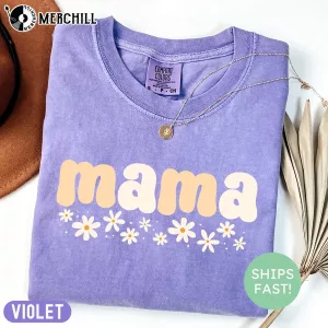 Daisies Mama Shirt Mothers Day Flowers 5