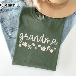 Daisy Grandma Shirt Mothers Day Gifts for Grandma 3