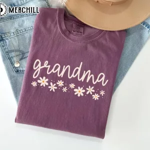 Daisy Grandma Shirt Mothers Day Gifts for Grandma 4