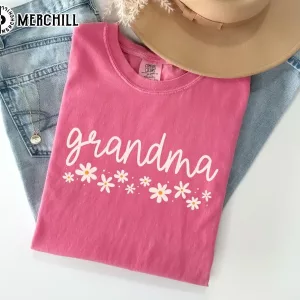 Daisy Grandma Shirt Mothers Day Gifts for Grandma 6