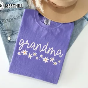 Daisy Grandma Shirt Mother’s Day Gifts for Grandma