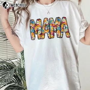 Floral Mama Shirt Mothers Day Garden Gifts