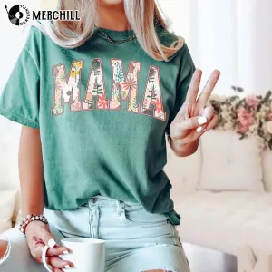 Floral Mama T-shirt Mother’s Day Garden Gifts