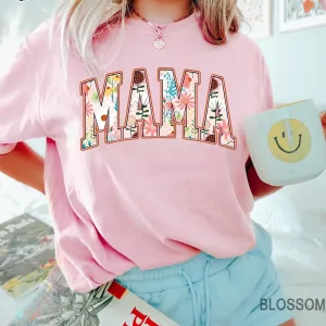 Floral Mama T shirt Mothers Day Garden Gifts 6