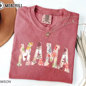 Floral Mama T-shirt Mother’s Day Garden Gifts