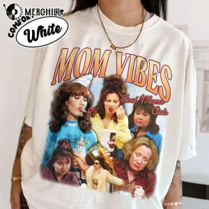 Funny 90s Mom Vibes Tee Gift for Mum