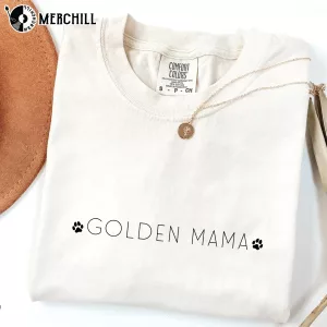 Golden Mama Shirt Mother’s Day Gifts for Dog Mom