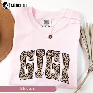 Leopard Gigi Shirt Mothers Day Gifts for Grandma