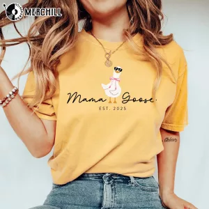 Mama Goose with Bow Shirt Mothers Day Gifts for Grandma