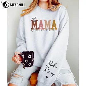 Mama Heart Sleeve Sweatshirt Unique Mothers Day Gifts 3