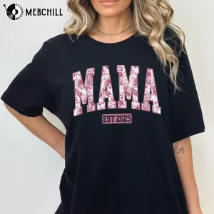 Mama Pink Ribbon Shirt Mothers Day Gift for New Mom 2