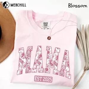 Mama Pink Ribbon Shirt Mother’s Day Gift for New Mom