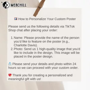 Mother Day Newspaper Poster Personalized Gift for Mom 7