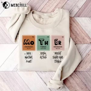 Mother Periodic Table Graphic Tee Gift Ideas for New Mom