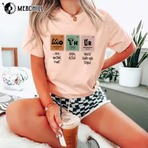 Mother Periodic Table Graphic Tee Gift Ideas for New Mom 4