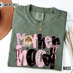 Motherhood Cat Mom Shirt Fun Mothers Day Gifts