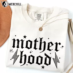 Motherhood Lightning Bolt Rocker Tee Mothers Day Gift for New Mom 3