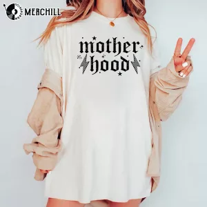Motherhood Lightning Bolt Rocker Tee Mothers Day Gift for New Mom 4