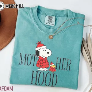 Motherhood Snoopy Shirt Fun Mothers Day Ideas Gift 6