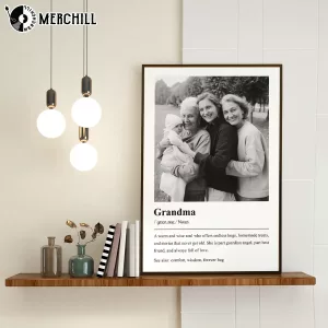 Personalized Grandma Definition Poster Custom Gift for Grandma 4