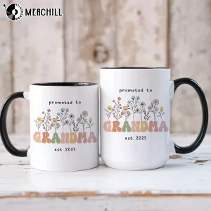 Personalized Grandma Est Wildflower Mug Mothers Day flowers