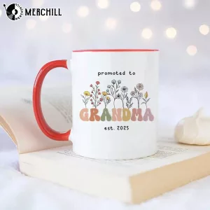 Personalized Grandma Est Wildflower Mug Mothers Day flowers 4