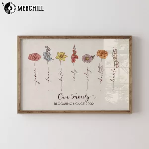 Personalized Grandma Garden Poster Gift Good Mothers Day Presents 6