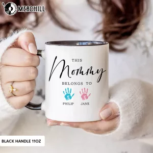Personalized Handprint Mug Custom Mothers Day Gift for Mum 3