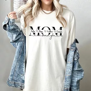 Personalized MOM Monogram Shirt Gift Ideas for Your Mom 2