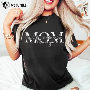 Personalized MOM Monogram Shirt Gift Ideas for Your Mom