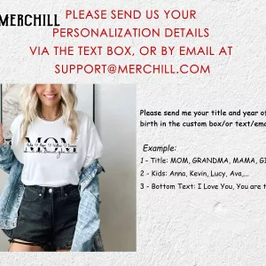 Personalized MOM Monogram Shirt Gift Ideas for Your Mom 6