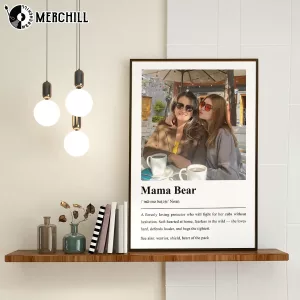 Personalized Mama Bear Definition Poster Mother’s Day Gift