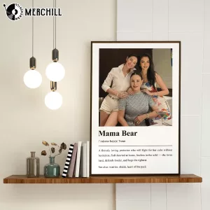 Personalized Mama Bear Definition Poster Mother’s Day Gift
